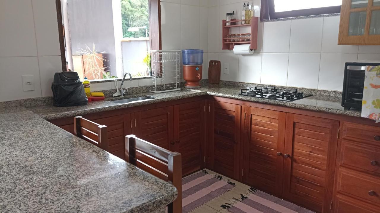 Casa Roxa Com Piscina Em Condominio Araquari Exterior foto